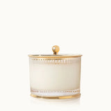 Thymes Frasier Fir Medium Frosted Wood Grain Candle