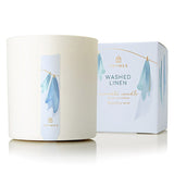 Washed Linen Poured Candle