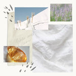 Washed Linen Glass Jar Candle