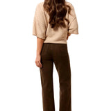 Tribal Dark Basil Embossed Fabric 5-Pocket Pants