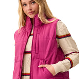 Tribal Mulberry Packable Puffer Vest