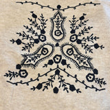 Charlie B Almond Embroidered Back Sweater