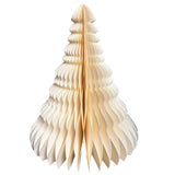 19" White Paper Accordion Christmas Tree - Small