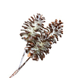 28" White Copper Pinecone Stem