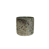 3” Platinum Sparkle Glass Votive Holder