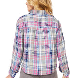 Escape by Habitat Fuchsia Plaid Shirt
