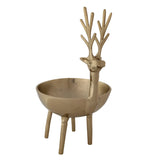 Gold Metal Deer Shaped Bowl