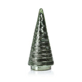 Zodax Siberian Antique Glass LED Tree 17" Green